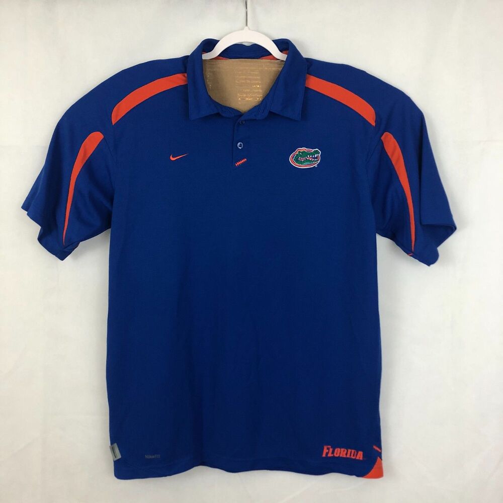 Nike UF Florida Gators Blue Polo Size XXL